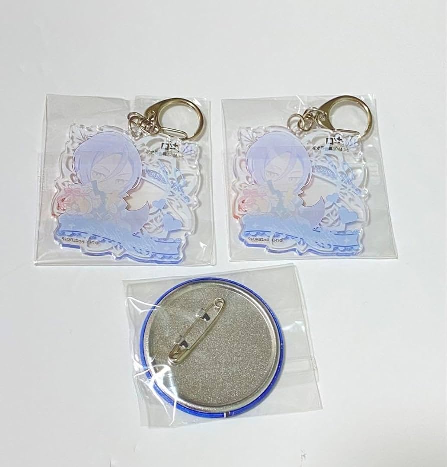 リゼロ ユリウス　精霊祭　アクリルスタンド　ごろはむ缶バッジ　アクキー リゼロ 学園生活 ユリウス フェリス セット リゼロ ユリウス 精霊祭